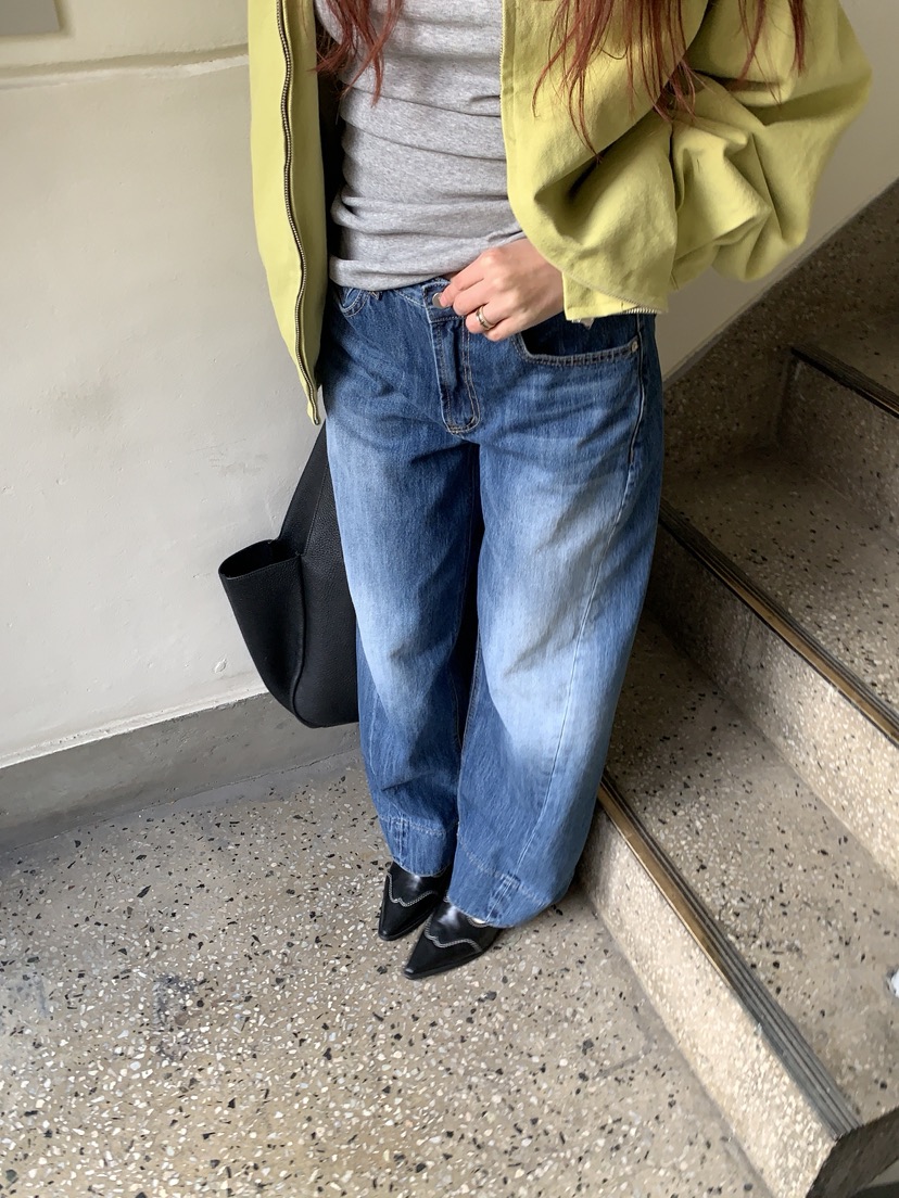 SUNDER MARKET韓國直郵女裝新品時尚26春季推薦人氣牛仔褲SUNDER MARKET牛仔褲