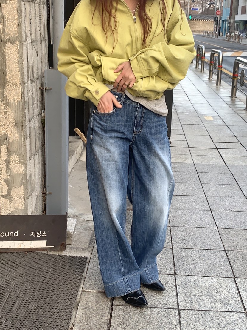 SUNDER MARKET韓國直郵女裝新品時尚26春季推薦人氣牛仔褲SUNDER MARKET牛仔褲