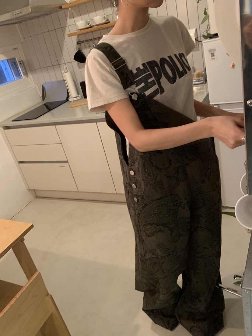 SUNDER MARKET東大門代購女士新品26春季休閑人氣背帶褲SUNDER MARKET背帶褲