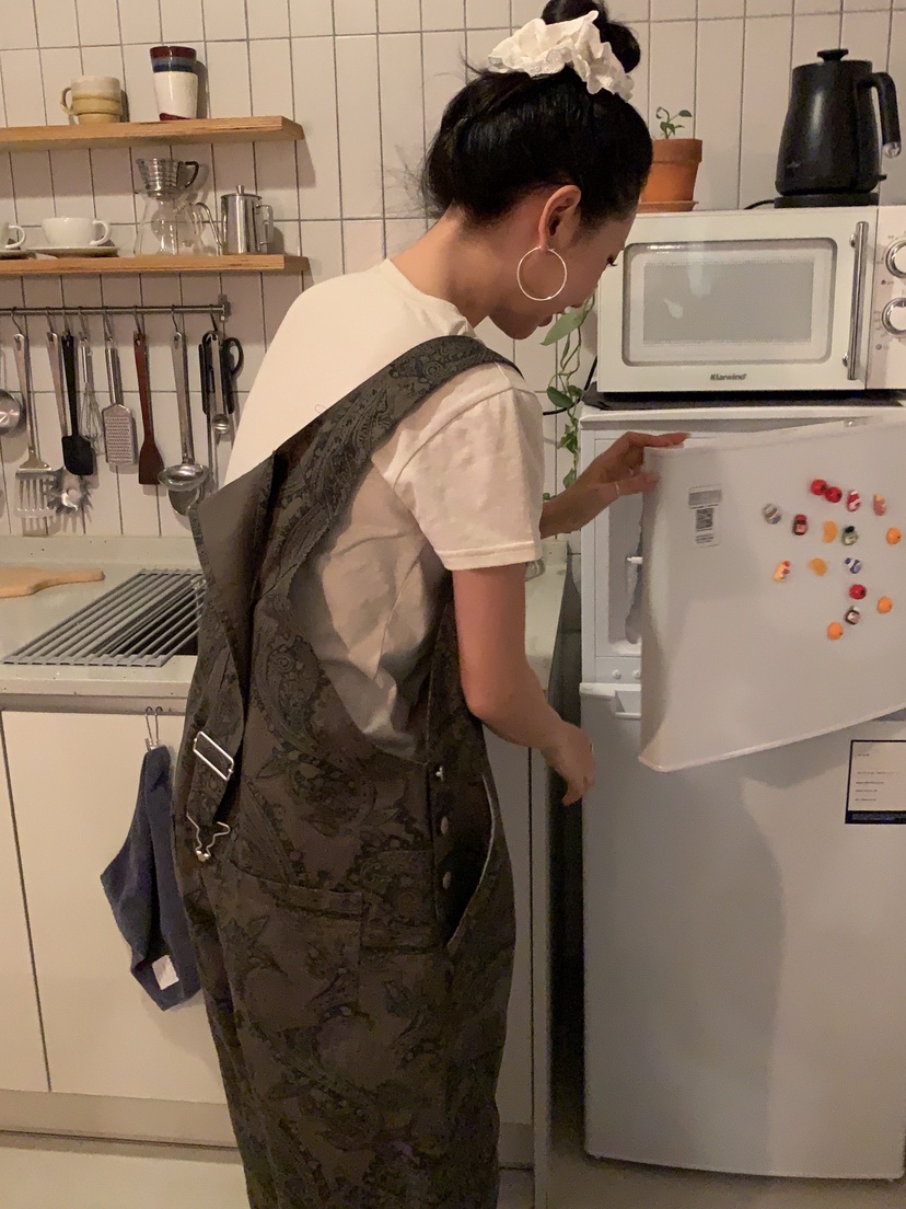 SUNDER MARKET東大門代購女士新品26春季休閑人氣背帶褲SUNDER MARKET背帶褲