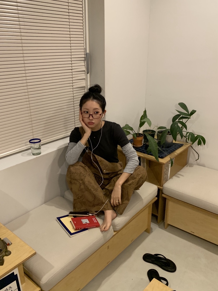 SUNDER MARKET東大門代購女士新品26春季休閑人氣背帶褲SUNDER MARKET背帶褲