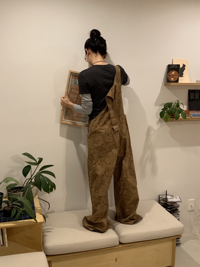 SUNDER MARKET東大門代購女士新品26春季休閑人氣背帶褲SUNDER MARKET背帶褲