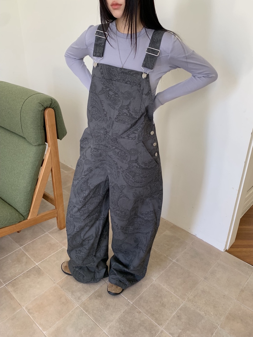 SUNDER MARKET東大門代購女士新品26春季休閑人氣背帶褲SUNDER MARKET背帶褲圖色2