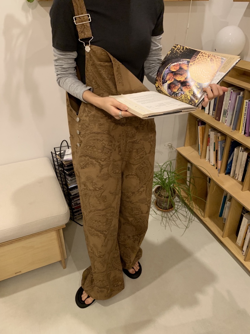 SUNDER MARKET東大門代購女士新品26春季休閑人氣背帶褲SUNDER MARKET背帶褲圖色3