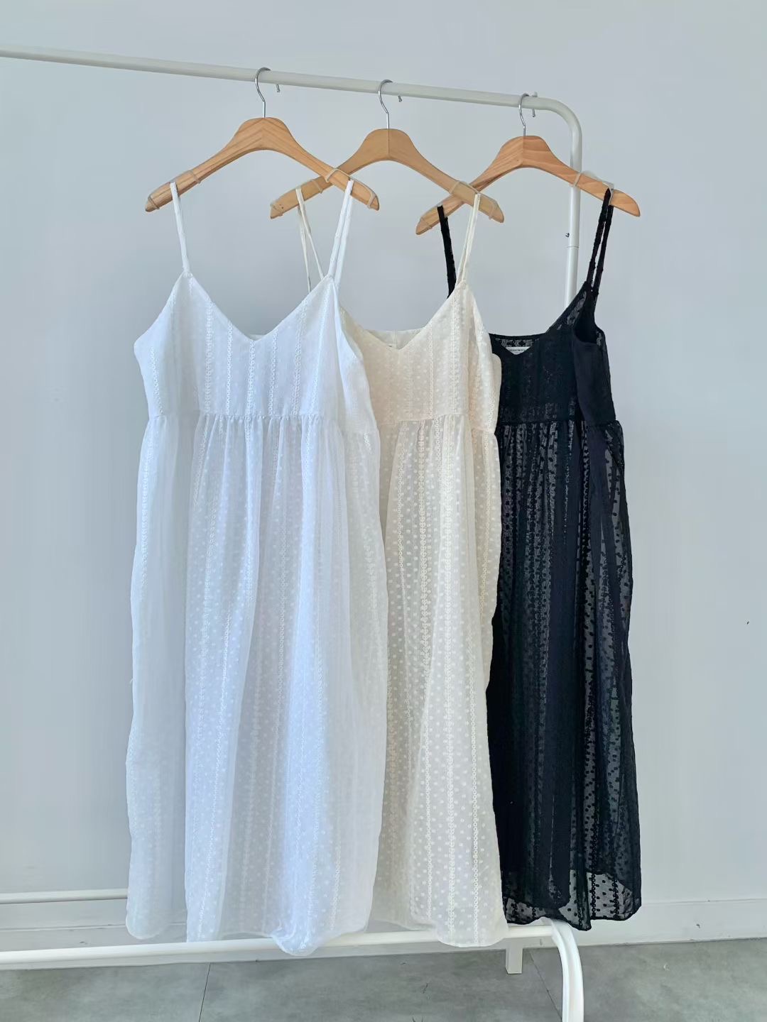 BRAND MARKET-브랜드마켓-T韓國代購女士新款人氣連衣裙不含內搭蕾絲BRAND MARKET-2件起連衣裙圖色3左三色