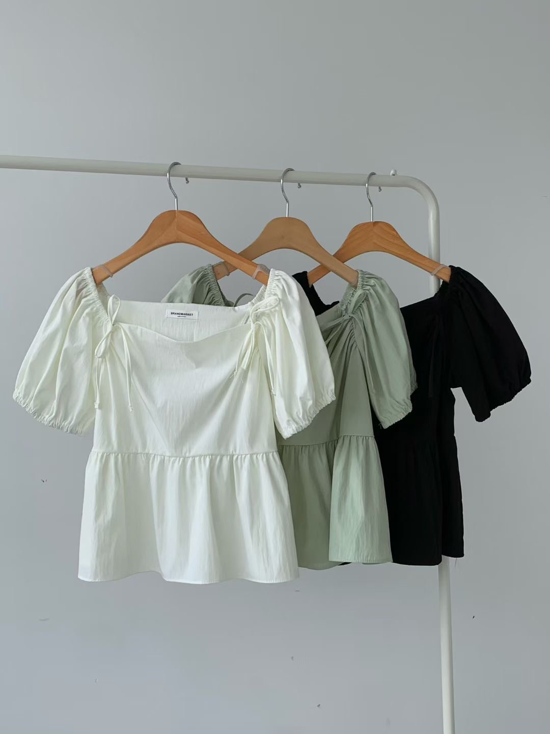 BRAND MARKET-브랜드마켓-T東大門直郵女士新品職業襯衫蕾絲衫BRAND MARKET-2件起襯衫/蕾絲衫圖色3左三色