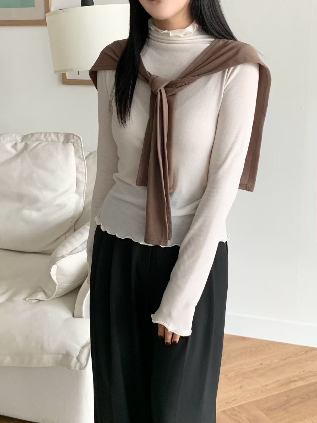 BRAND MARKET-브랜드마켓-T東大門實拍女士新品人氣長袖T恤BRAND MARKET-2件起長袖T恤