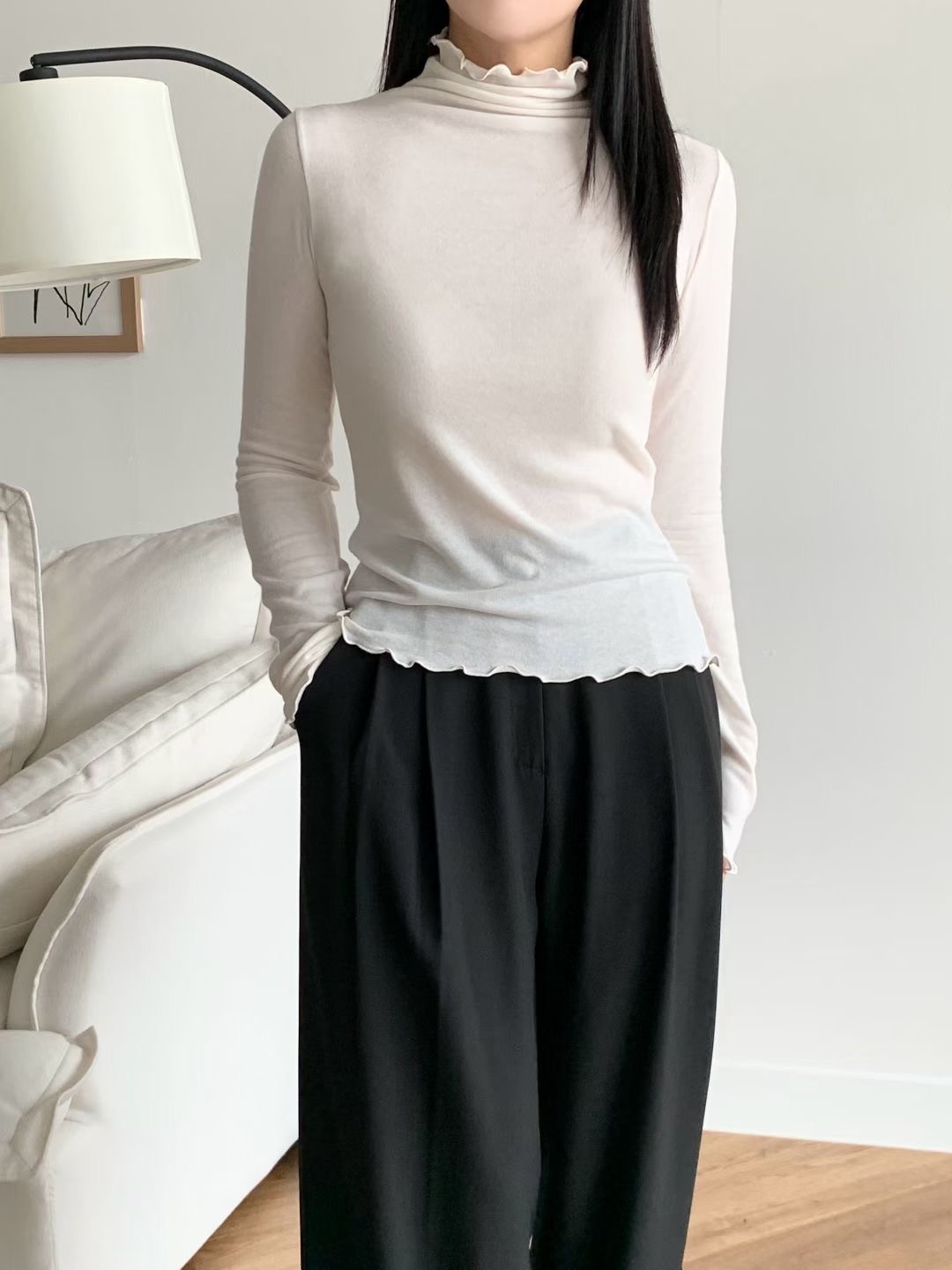 BRAND MARKET-브랜드마켓-T東大門實拍女士新品人氣長袖T恤BRAND MARKET-2件起長袖T恤圖色1