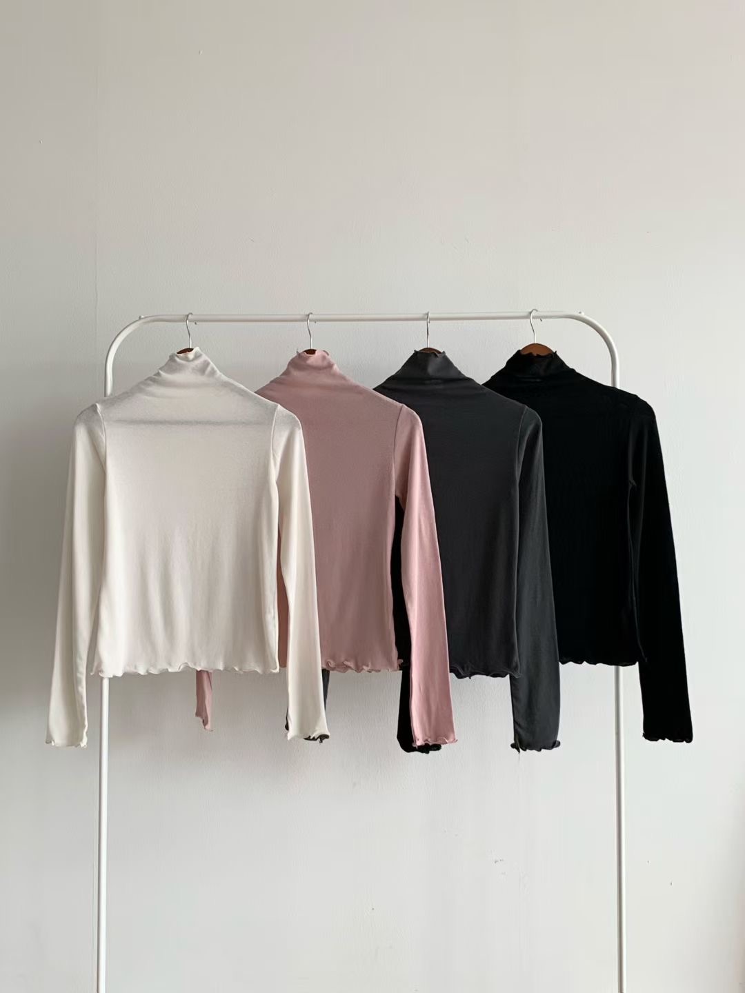 BRAND MARKET-브랜드마켓-T東大門實拍女士新品人氣長袖T恤BRAND MARKET-2件起長袖T恤圖色4左四色