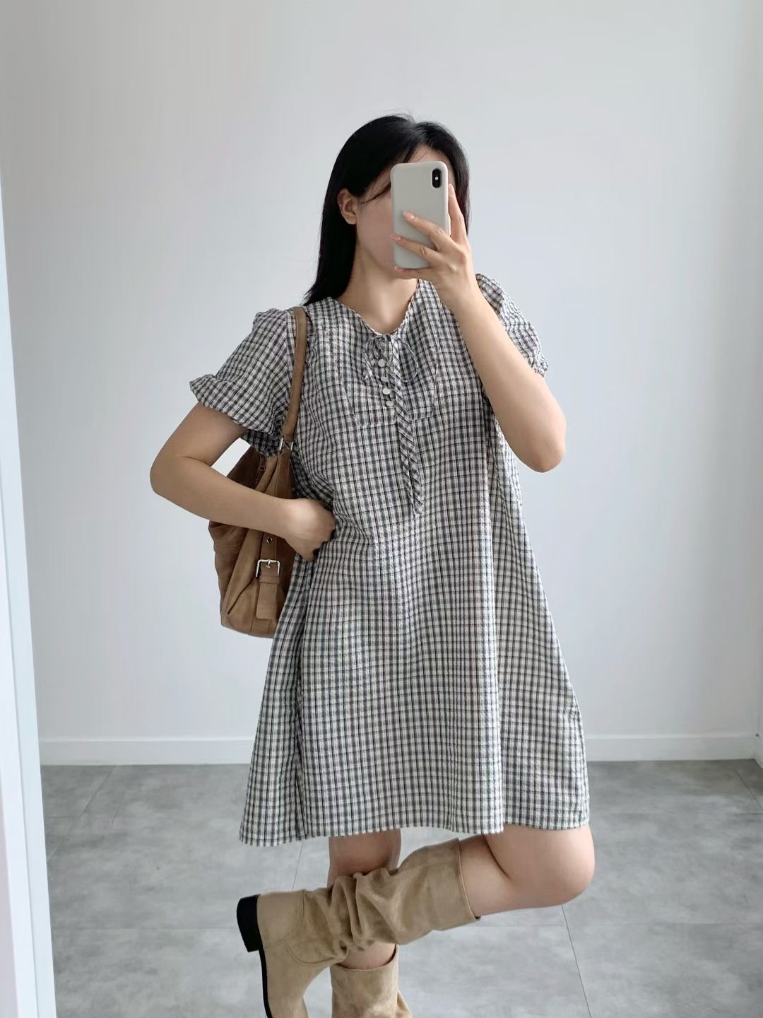 BRAND MARKET-브랜드마켓-T韓國代購女裝新款職業連衣裙BRAND MARKET-2件起連衣裙