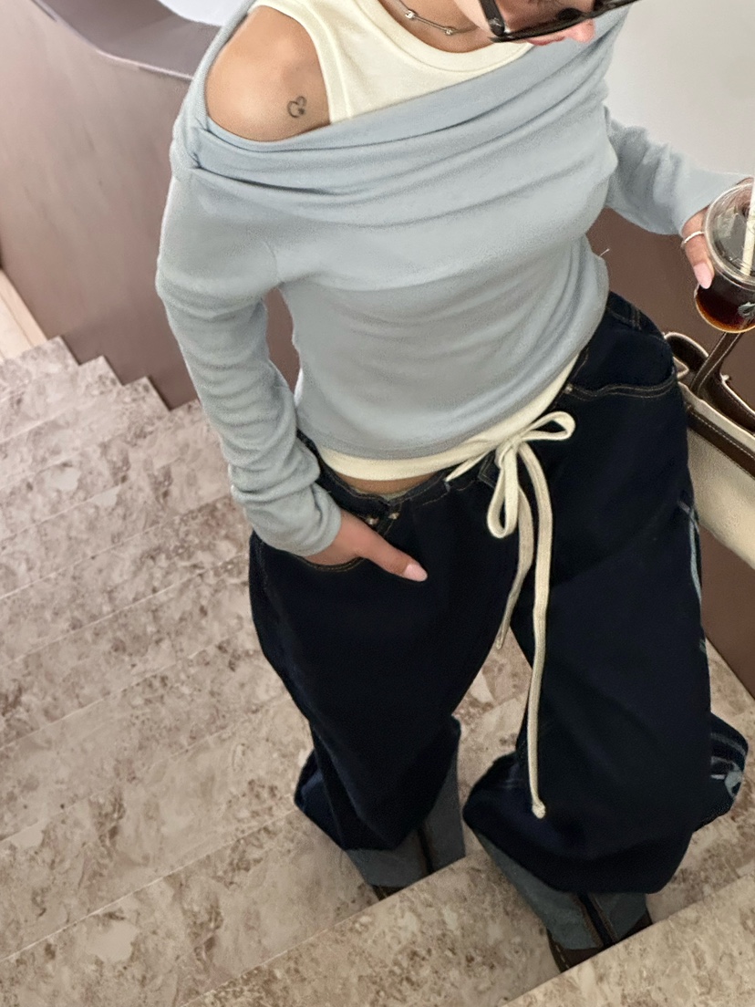 ZEROZERO東大門代購女裝新品職業休閑人氣時尚推薦牛仔褲ZEROZERO牛仔褲