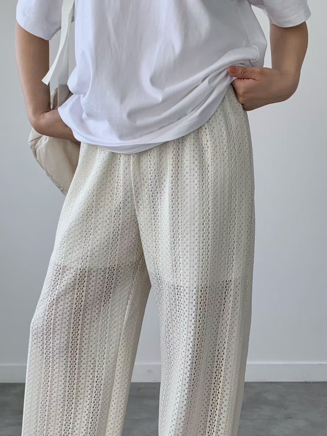 BRAND MARKET-브랜드마켓-T東大門直郵女士新品26春季休閑褲蕾絲BRAND MARKET-2件起休閑褲