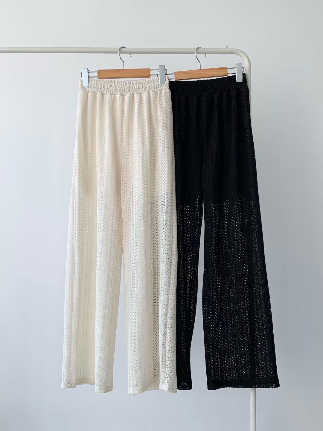 BRAND MARKET-브랜드마켓-T東大門直郵女士新品26春季休閑褲蕾絲BRAND MARKET-2件起休閑褲圖色2左二色