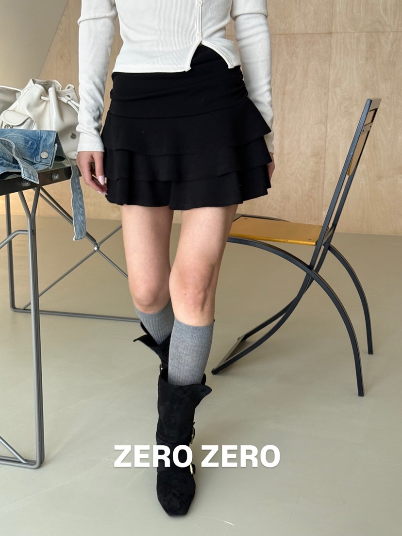 ZEROZERO韓國代購女裝新款26春季推薦休閑時尚人氣熱賣短裙ZEROZERO短裙