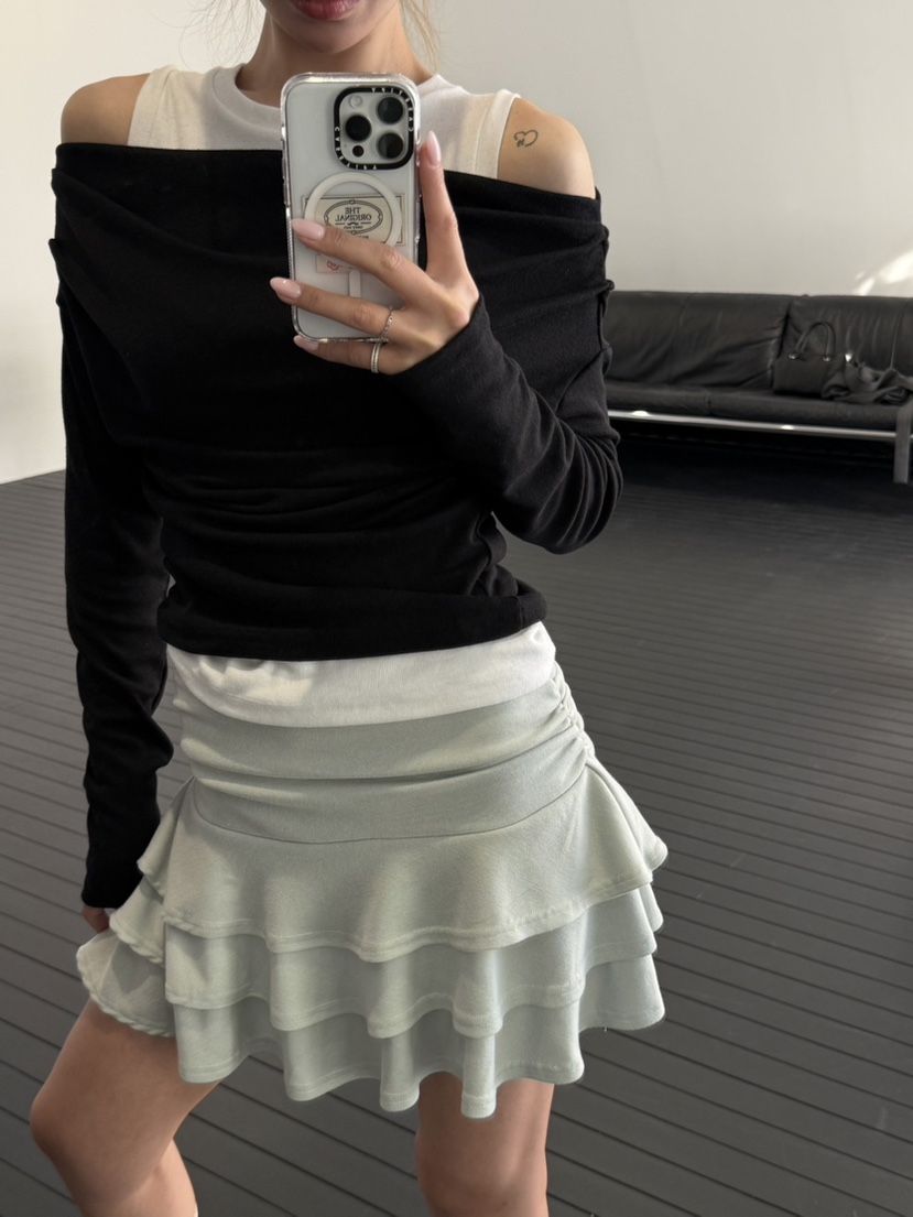 ZEROZERO韓國代購女裝新款26春季推薦休閑時尚人氣熱賣短裙ZEROZERO短裙圖色2