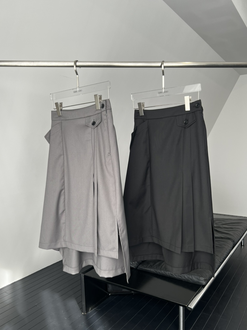 ZEROZERO韓國代購女士新款職業休閑時尚26春季半身裙中短裙ZEROZERO半身裙/中短裙