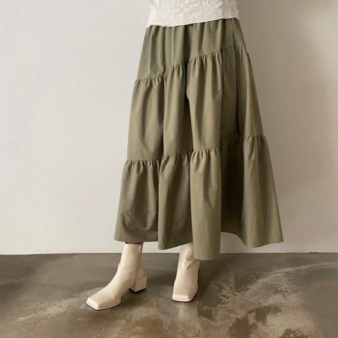 BRAND MARKET-브랜드마켓-T東大門直郵女裝新款休閑長裙BRAND MARKET-2件起長裙圖色2