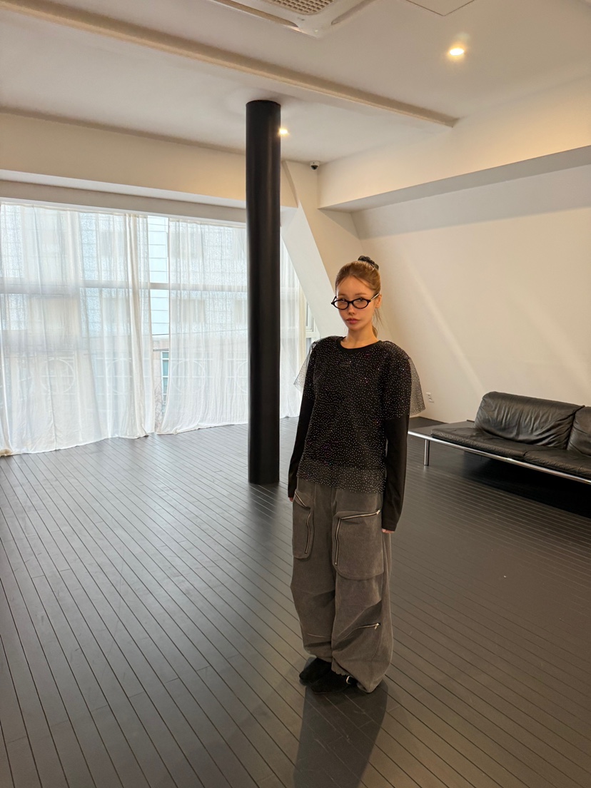 ZEROZERO東大門實拍女裝新品推薦時尚熱賣休閑職業長袖T恤ZEROZERO長袖T恤