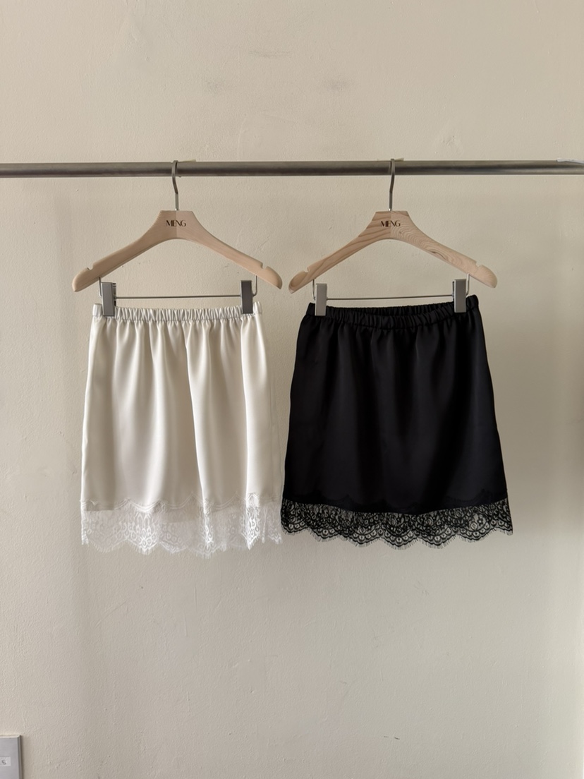 MENG韓國直郵女士新款人氣熱賣推薦休閑職業時尚短裙拉絲MENG短裙