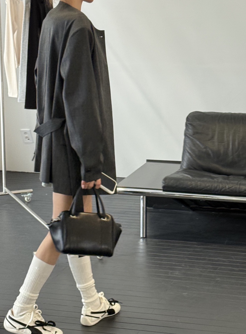 ZEROZERO東大門實拍女裝新款推薦職業熱賣休閑夾克含腰帶ZEROZERO夾克