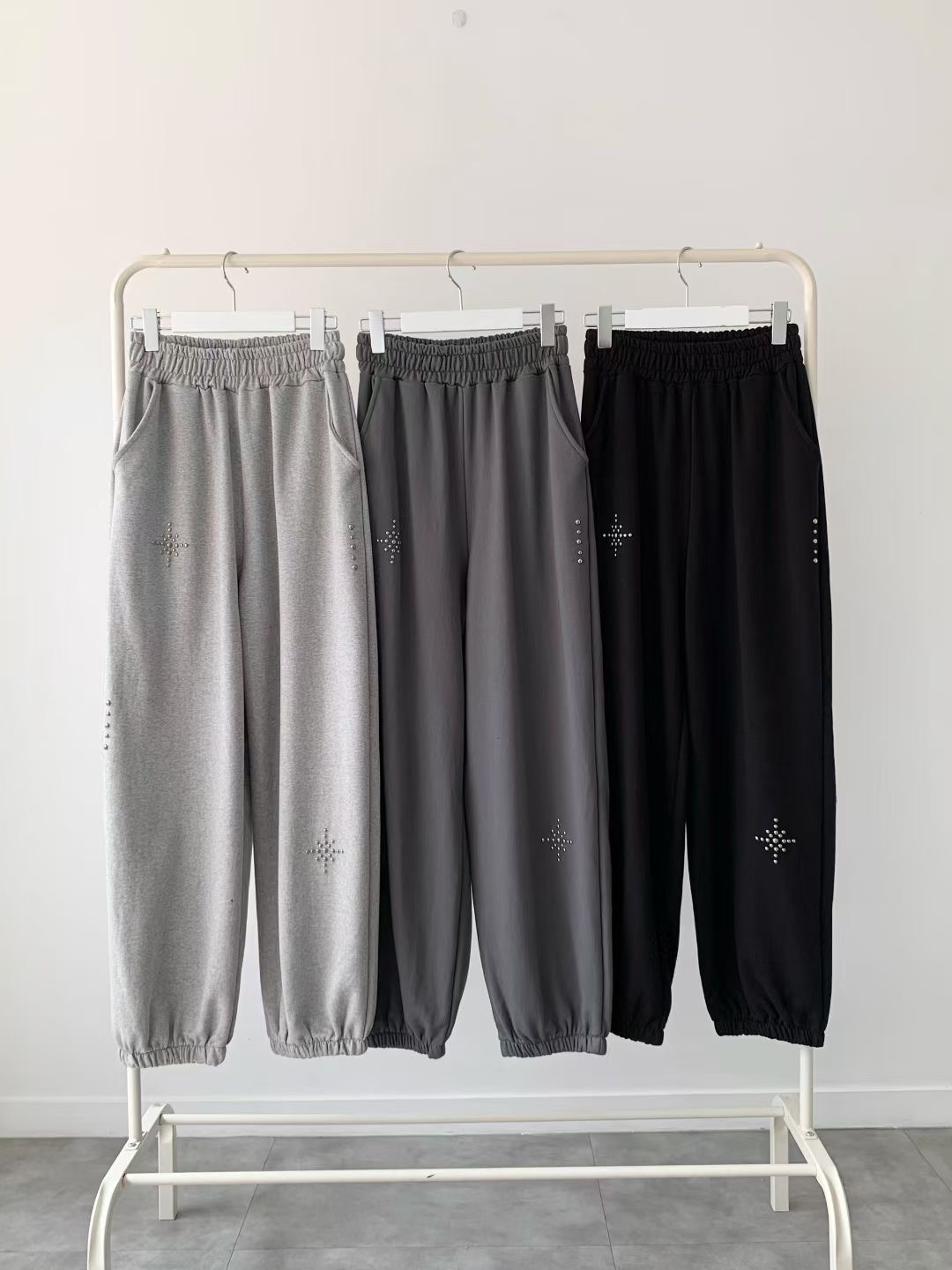 BRAND MARKET-브랜드마켓-T東大門直郵女士新款推薦休閑褲BRAND MARKET-2件起休閑褲圖色3左三色