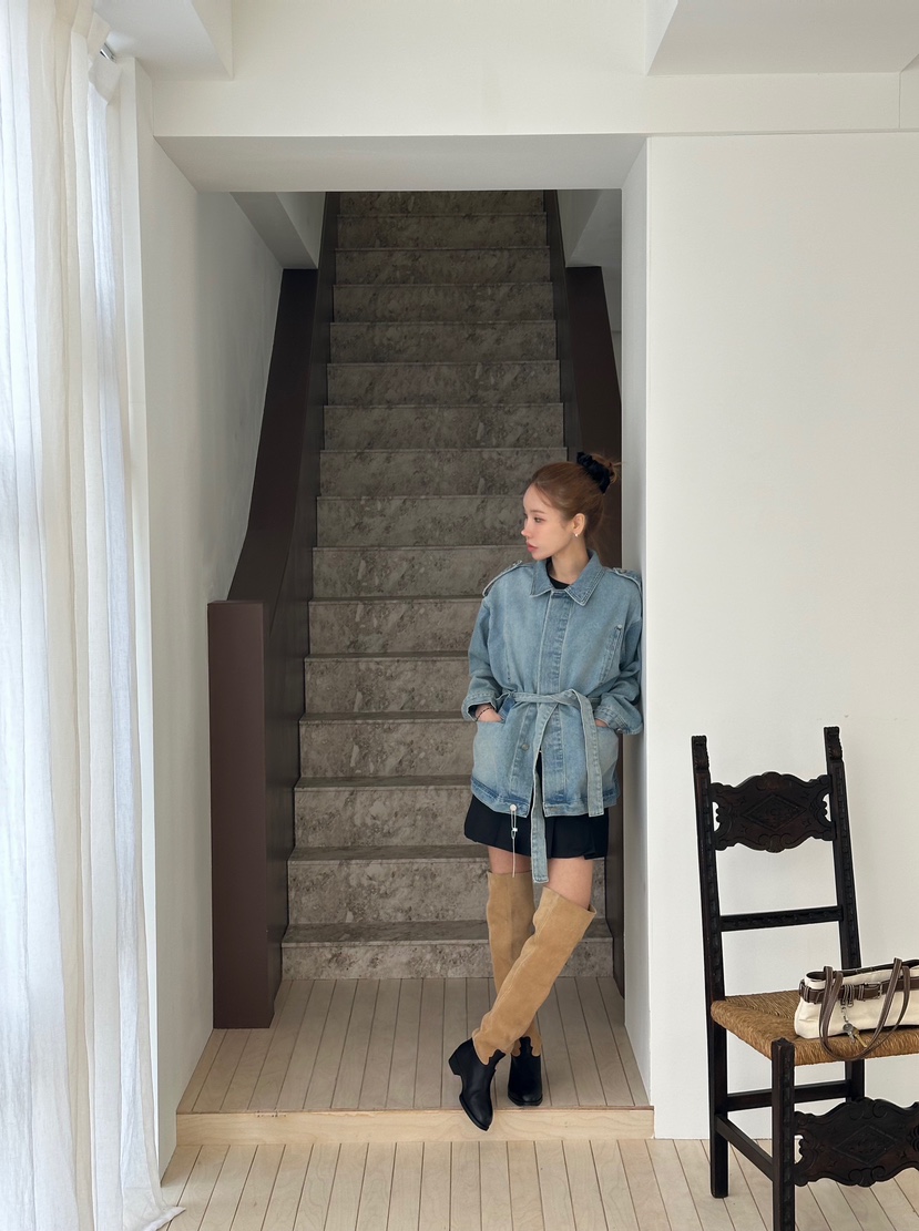 ZEROZERO東大門代購女裝新款休閑熱賣推薦連衣裙口袋褶裥ZEROZERO連衣裙