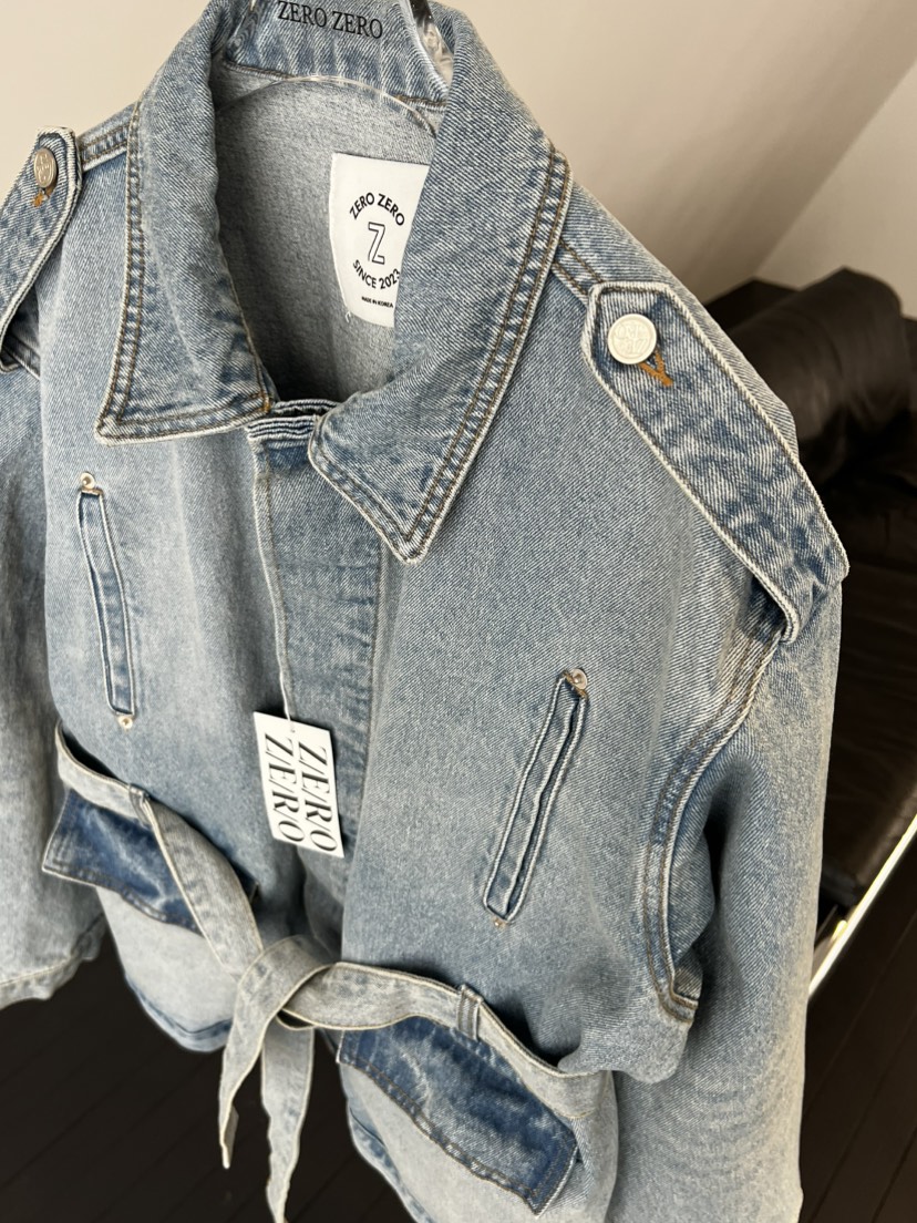 ZEROZERO東大門代購女士新品休閑人氣職業推薦夾克含腰帶ZEROZERO夾克
