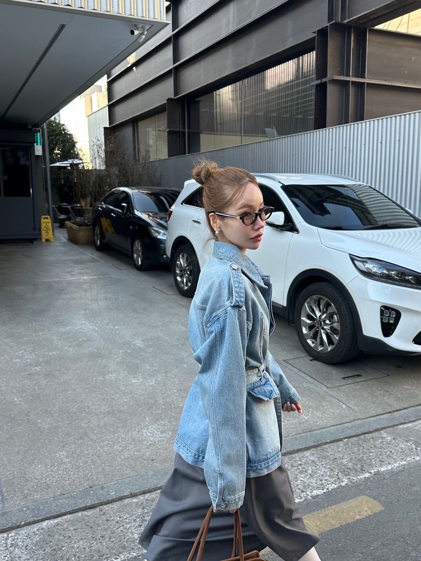 ZEROZERO東大門代購女士新品休閑人氣職業推薦夾克含腰帶ZEROZERO夾克