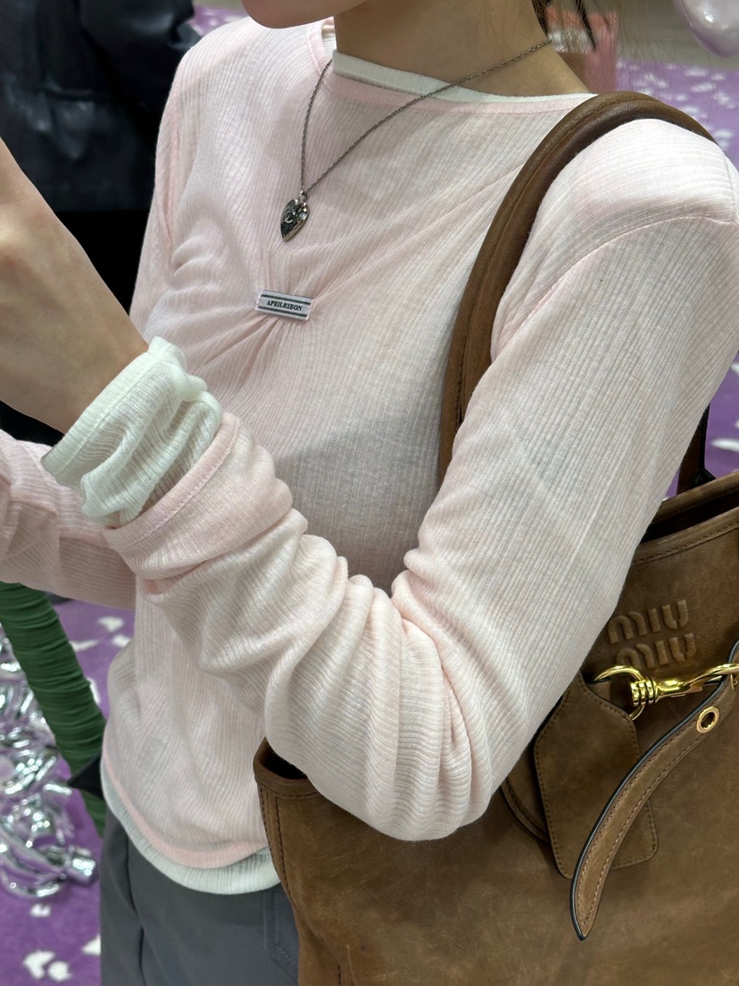 ZEROZERO韓國代購女士新品熱賣人氣時尚推薦26春季長袖T恤透明ZEROZERO長袖T恤