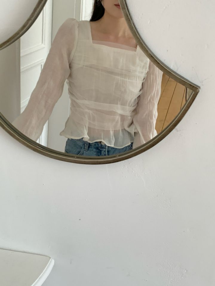 CRONG韓國直郵女裝新品休閑職業熱賣人氣真品推薦襯衫蕾絲衫CRONG襯衫/蕾絲衫