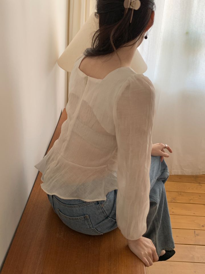 CRONG韓國直郵女裝新品休閑職業熱賣人氣真品推薦襯衫蕾絲衫CRONG襯衫/蕾絲衫