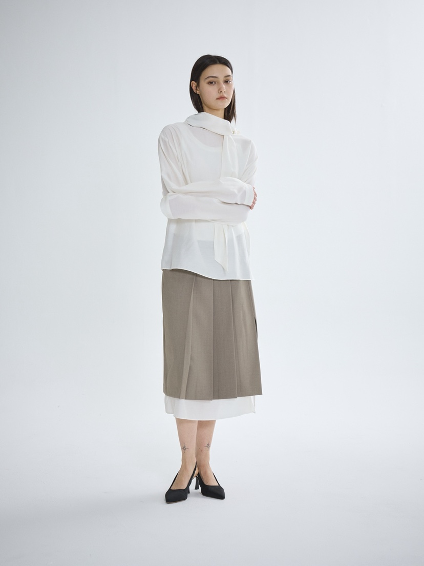 CM東大門代購女裝新款時尚休閑熱賣推薦半身裙中短裙褶裥CM_centimeter半身裙/中短裙