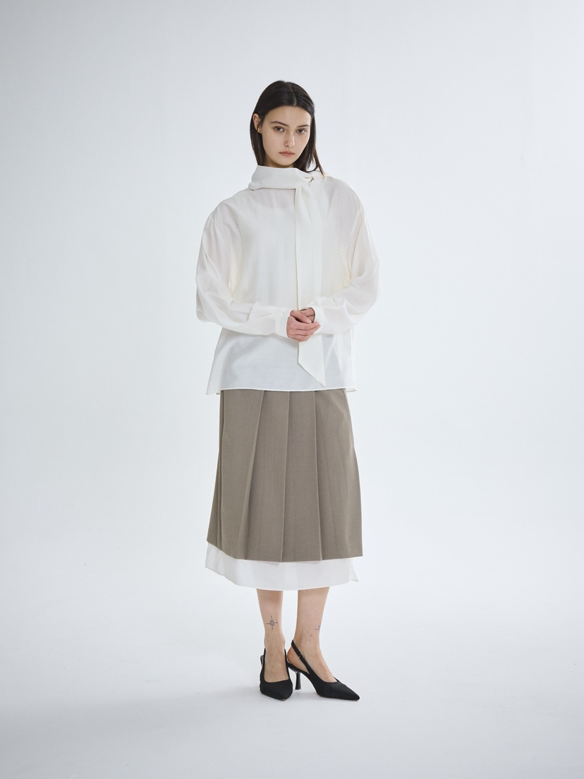 CM東大門代購女裝新款時尚休閑熱賣推薦半身裙中短裙褶裥CM_centimeter半身裙/中短裙