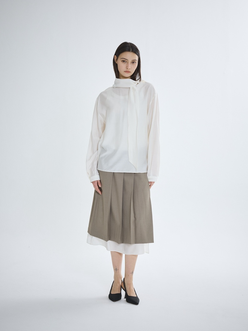 CM東大門代購女裝新款時尚休閑熱賣推薦半身裙中短裙褶裥CM_centimeter半身裙/中短裙