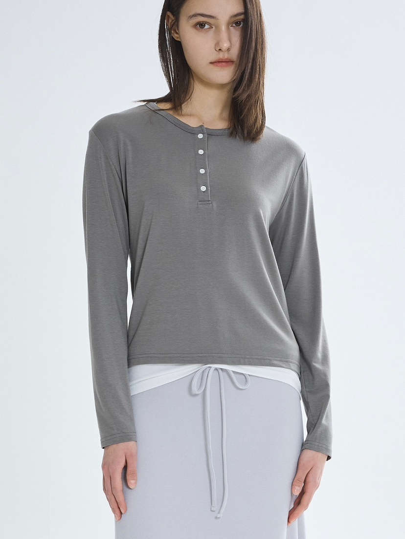 CM韓國直郵女裝新款人氣推薦26春夏時尚熱賣休閑職業長袖T恤CM_centimeter長袖T恤