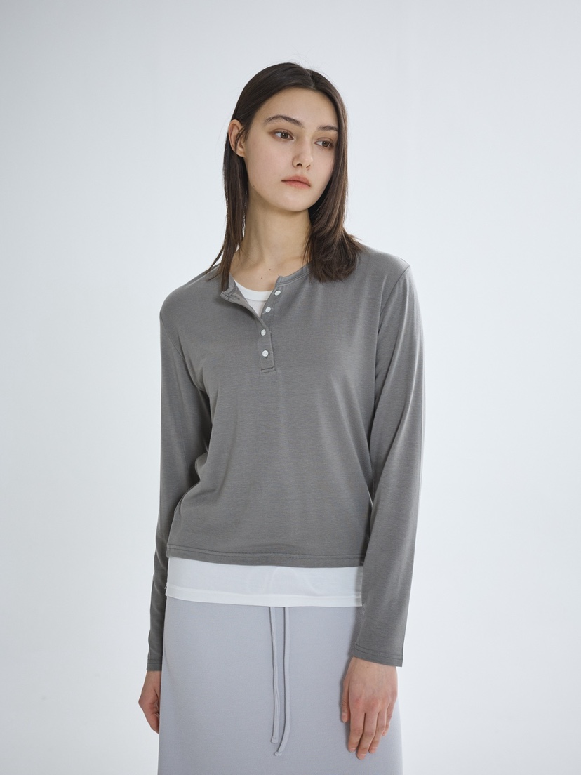 CM韓國直郵女裝新款人氣推薦26春夏時尚熱賣休閑職業長袖T恤CM_centimeter長袖T恤