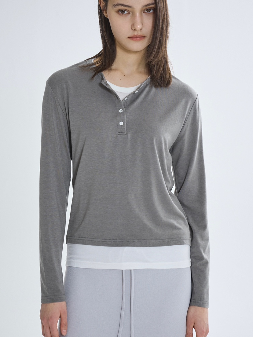 CM韓國直郵女裝新款人氣推薦26春夏時尚熱賣休閑職業長袖T恤CM_centimeter長袖T恤