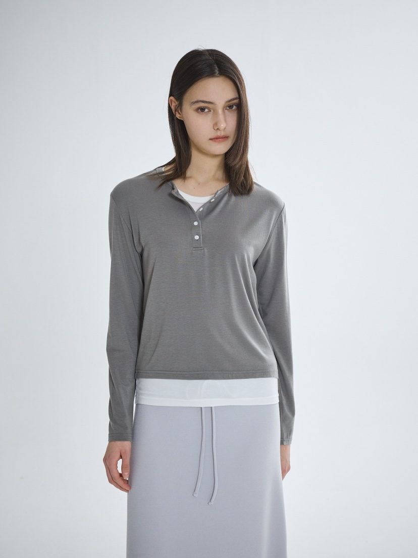 CM韓國直郵女裝新款人氣推薦26春夏時尚熱賣休閑職業長袖T恤CM_centimeter長袖T恤