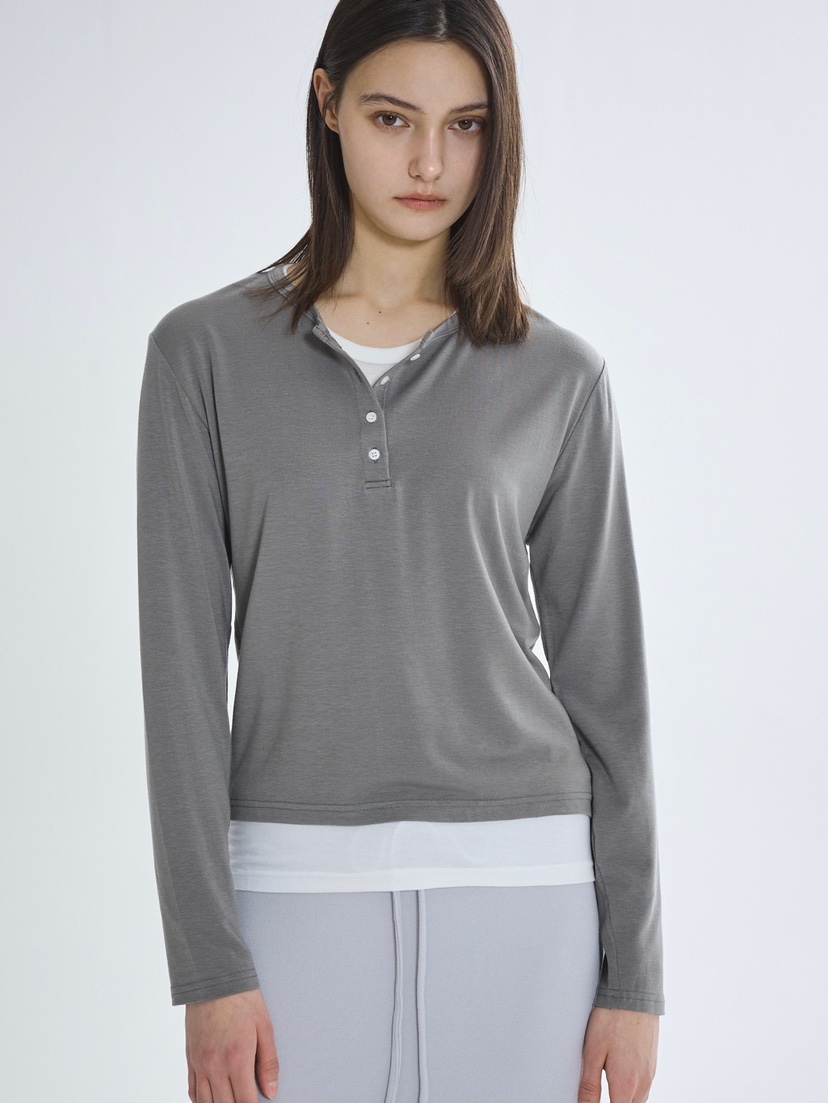 CM韓國直郵女裝新款人氣推薦26春夏時尚熱賣休閑職業長袖T恤CM_centimeter長袖T恤