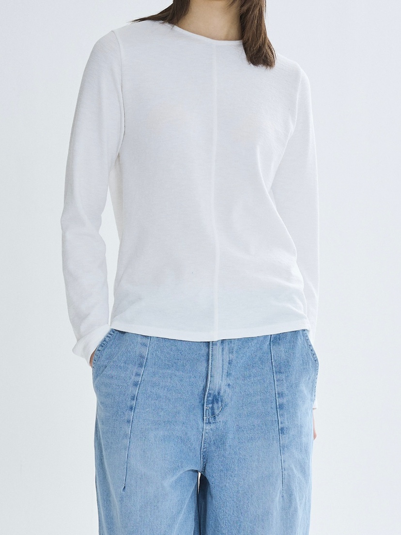 CM東大門實拍女裝新品時尚真品26春夏職業休閑熱賣長袖T恤CM_centimeter長袖T恤