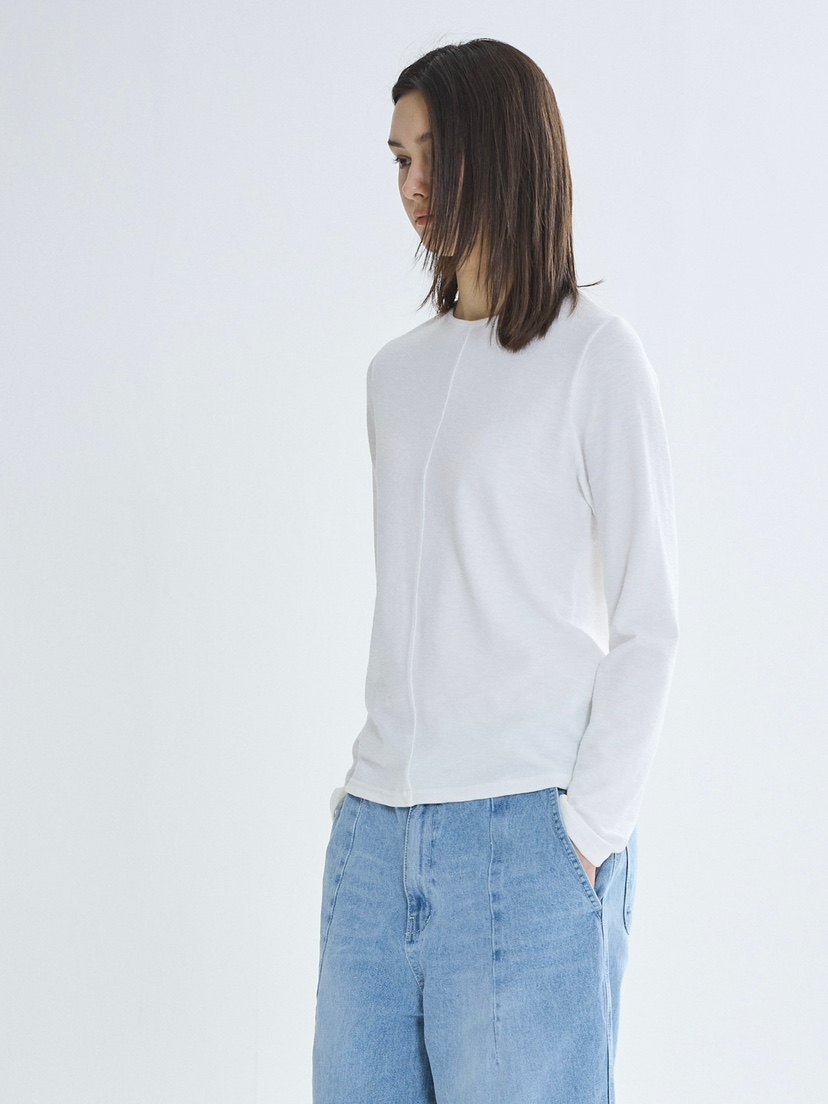 CM東大門實拍女裝新品時尚真品26春夏職業休閑熱賣長袖T恤CM_centimeter長袖T恤