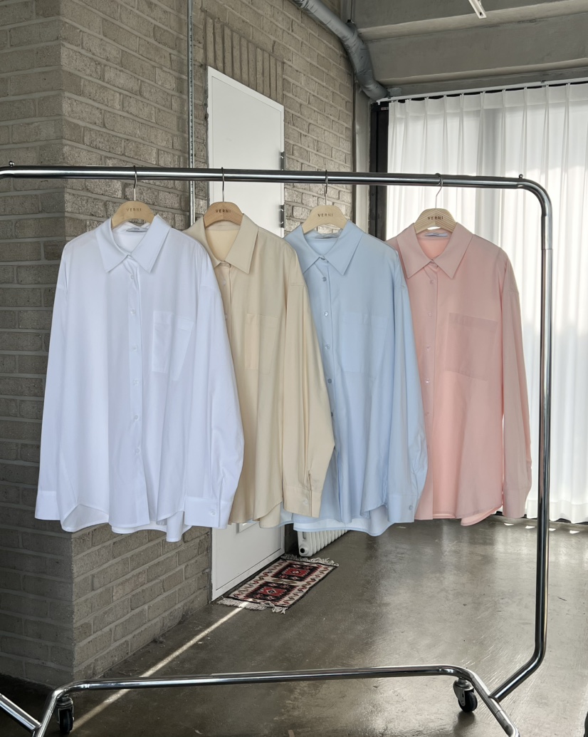 VERNI韓國代購女裝新品人氣熱賣時尚真品休閑襯衫蕾絲衫天絲VERNI襯衫/蕾絲衫