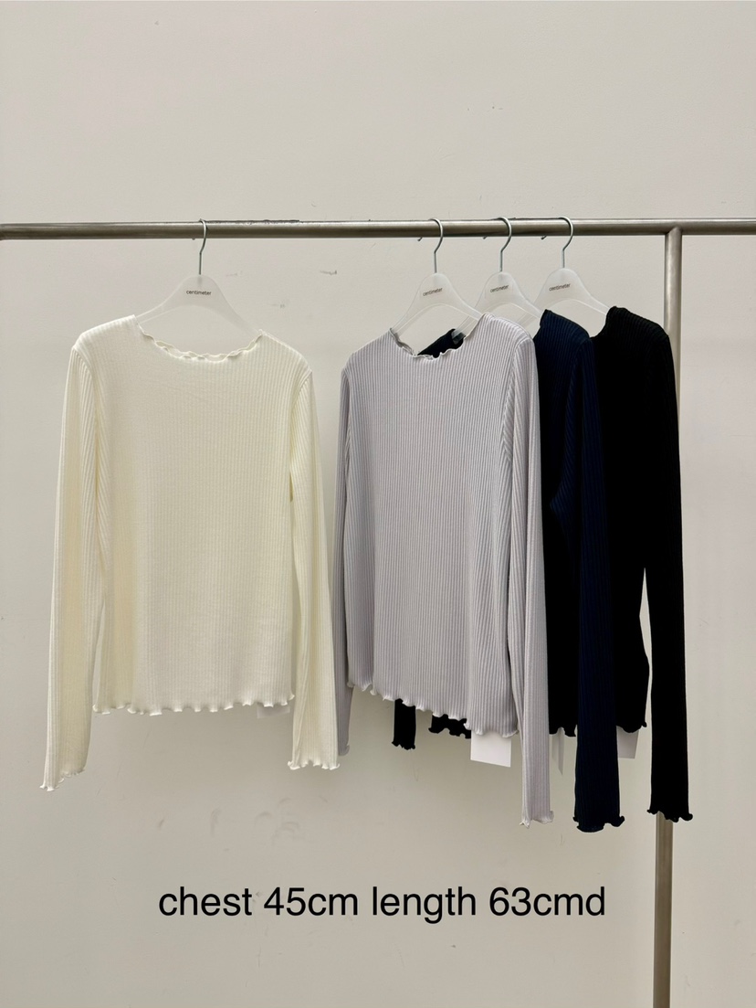 CM韓國直郵女裝新品人氣26春夏職業時尚休閑推薦真品長袖T恤CM_centimeter長袖T恤