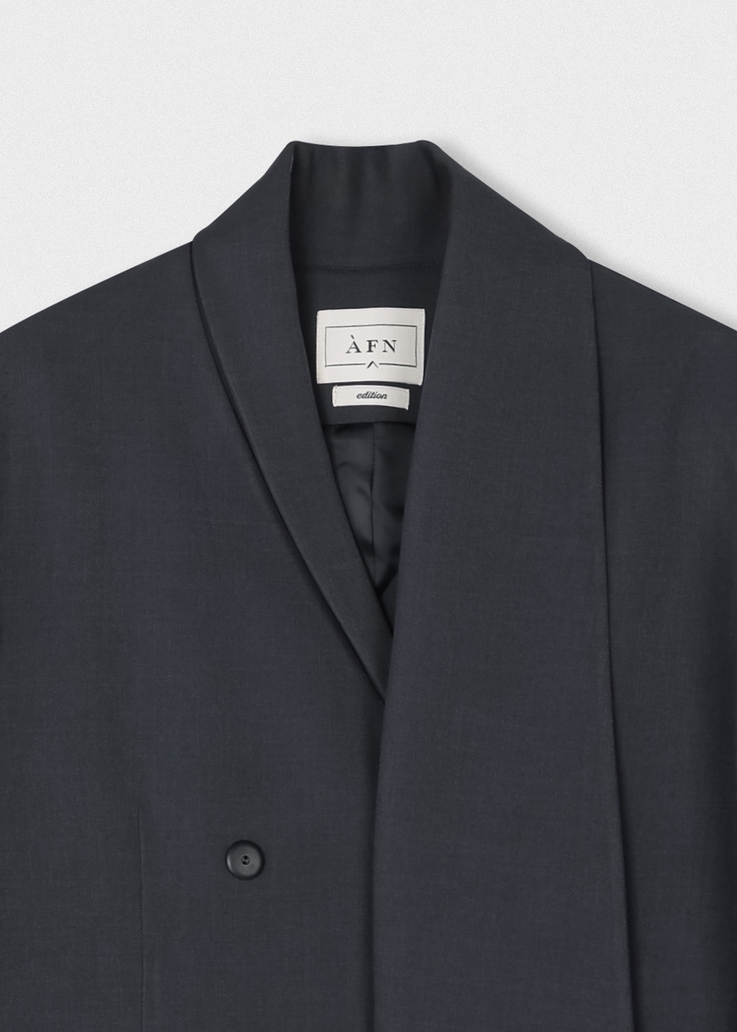 A Flan韓國直郵女裝新款推薦26春夏熱賣休閑職業夾克圍巾AFN/FLAN EDITION夾克