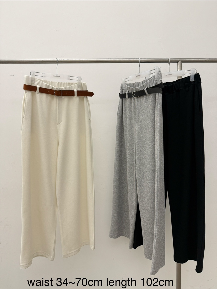 CM東大門實拍女裝新款人氣26春夏職業真品休閑褲不含腰帶CM_centimeter休閑褲