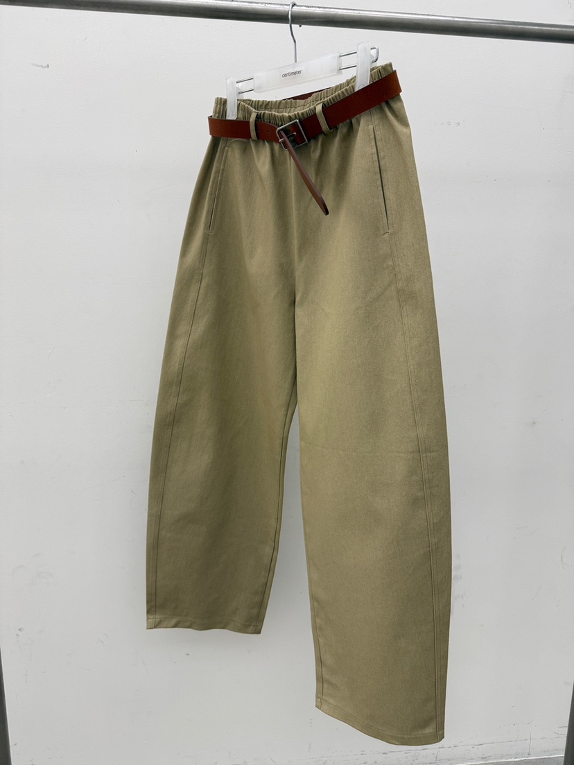 CM韓國直郵女裝新品熱賣26春夏推薦人氣職業休閑褲不含腰帶CM_centimeter休閑褲圖色1