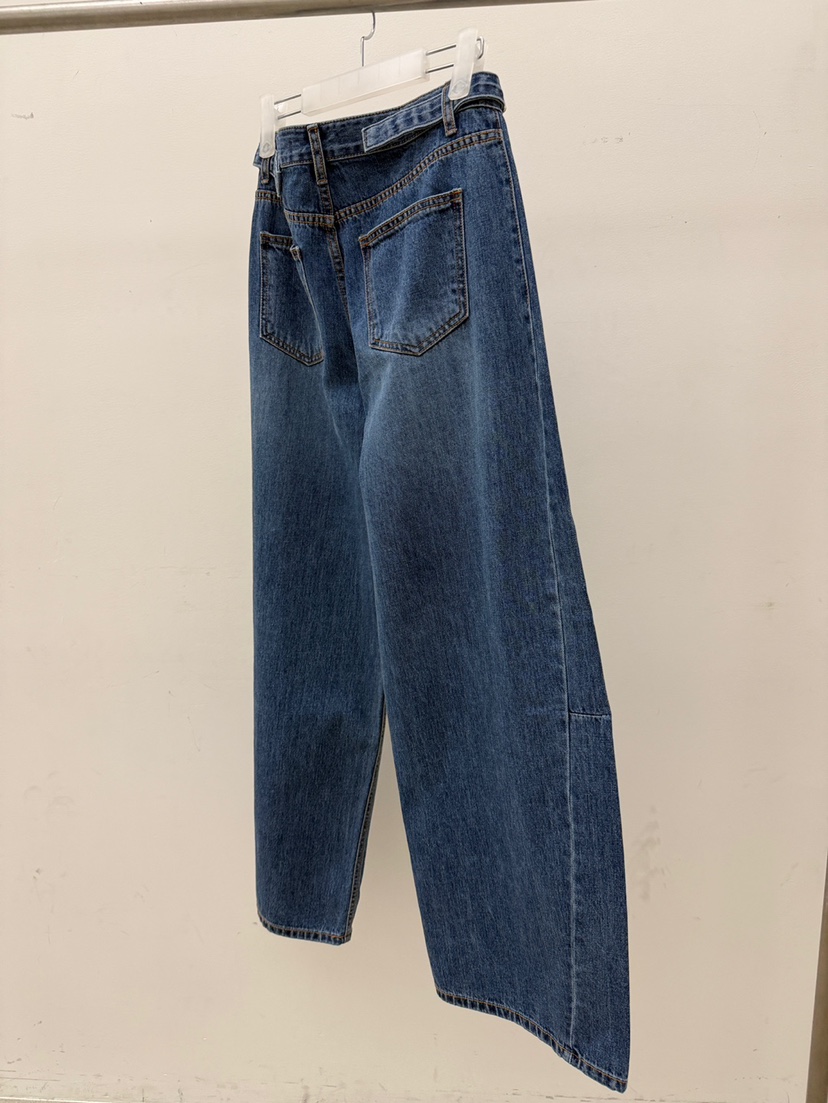 CM韓國代購女裝新品真品時尚推薦人氣休閑26春夏職業牛仔褲CM_centimeter牛仔褲