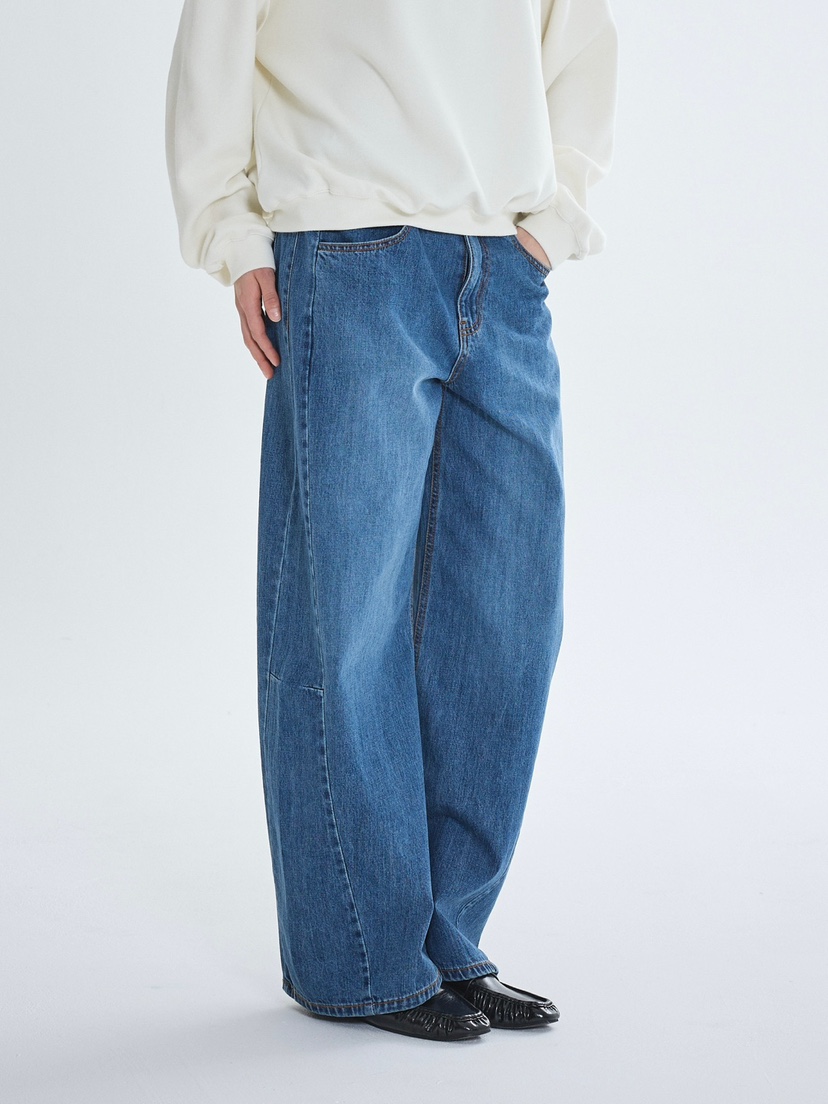 CM韓國代購女裝新品真品時尚推薦人氣休閑26春夏職業牛仔褲CM_centimeter牛仔褲