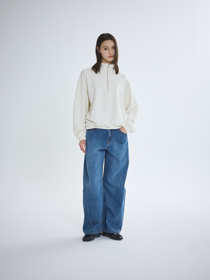 CM韓國代購女裝新品真品時尚推薦人氣休閑26春夏職業牛仔褲CM_centimeter牛仔褲