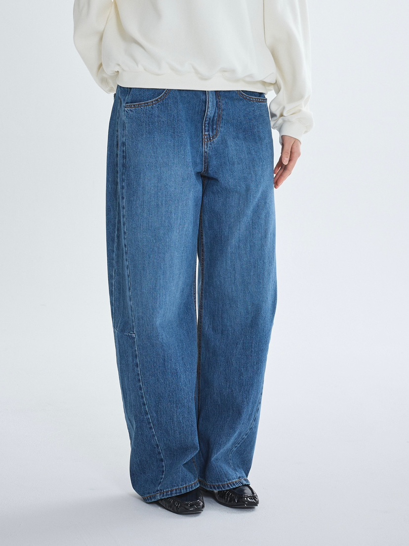 CM韓國代購女裝新品真品時尚推薦人氣休閑26春夏職業牛仔褲CM_centimeter牛仔褲